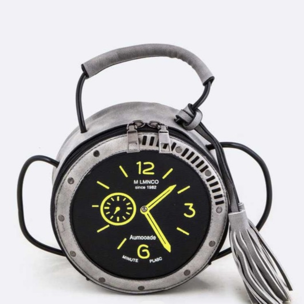 Watch Design Cross Body Bag.